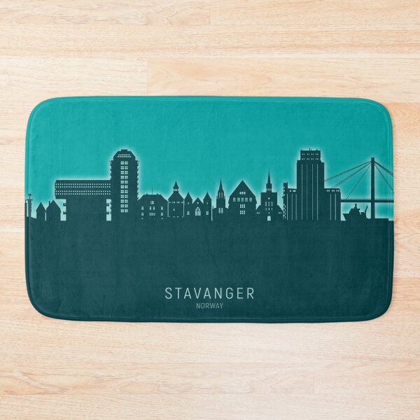 Item preview, Stavanger Norway Skyline designed and sold by ArtPrints.