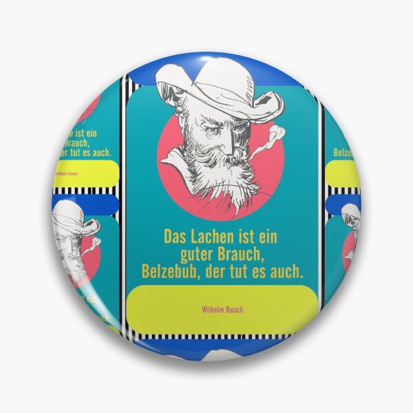 Item preview, Wilhelm Busch quote, laugh designed and sold by Mauswohn.