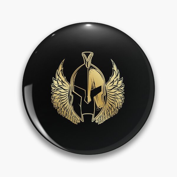 Item preview, Spartan Helmet Gold Fighter Warrior Sparta 300 Spartacus Greek Mythology Gym Workout Fitness Mma Gla designed and sold by lijahhokoren.