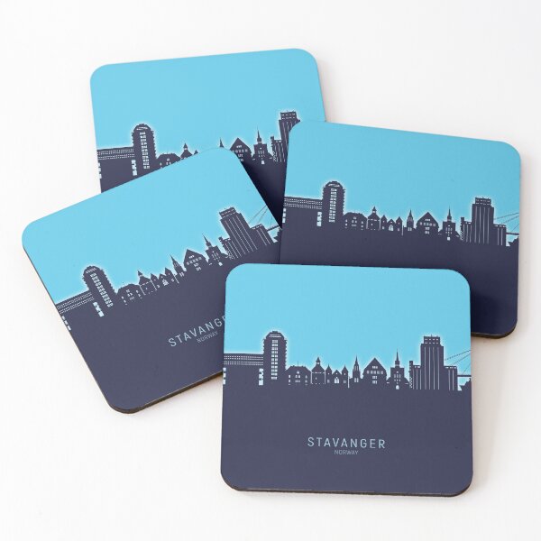 Item preview, Stavanger Norway Skyline designed and sold by ArtPrints.