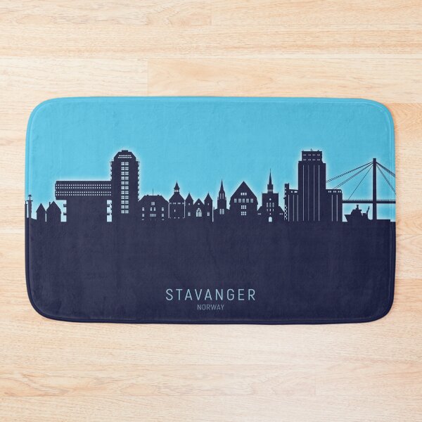 Item preview, Stavanger Norway Skyline designed and sold by ArtPrints.