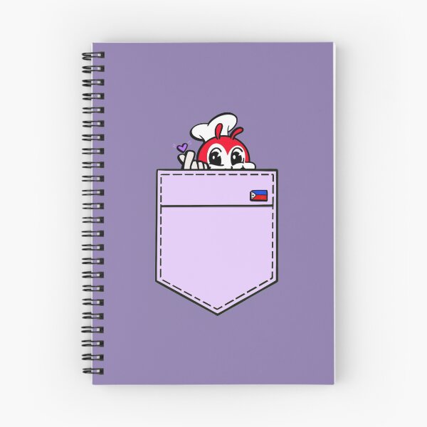 Item preview, CUTE JOLLIBEE ARMY PEEKING POCKET TEE PURPLE designed and sold by aydapadi.