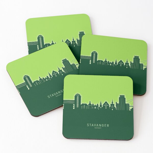Item preview, Stavanger Norway Skyline designed and sold by ArtPrints.