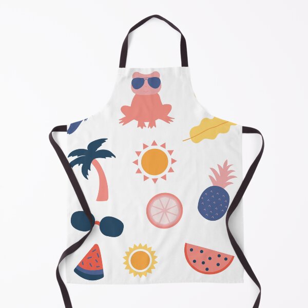 Item preview, summer items fruits animals : palm -crocodile- sunglass - sandals and more... (summer escape) designed and sold by charaf19.