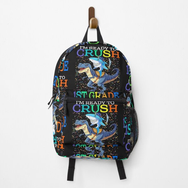 Item preview, 1st Grade - I'm Ready to Crush Dinosaur Shark designed and sold by WaveOcean123.