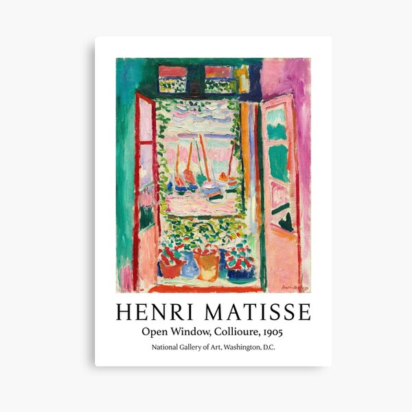 Item preview, Henri Matisse Open window, Collioure exhibition art designed and sold by Digital  Cloud.