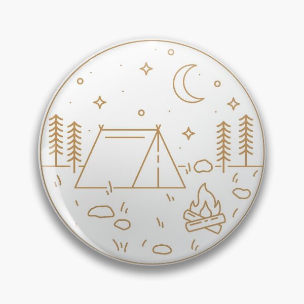 Item preview, Campsite sticker designed and sold by Bushtrippers.