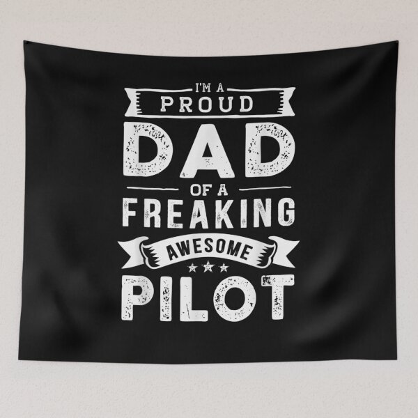 Item preview, I'm A Proud Dad Of Pilot Funny Father's Day  designed and sold by tashiav.