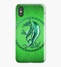 Green Celtic Dragon iPhone Case