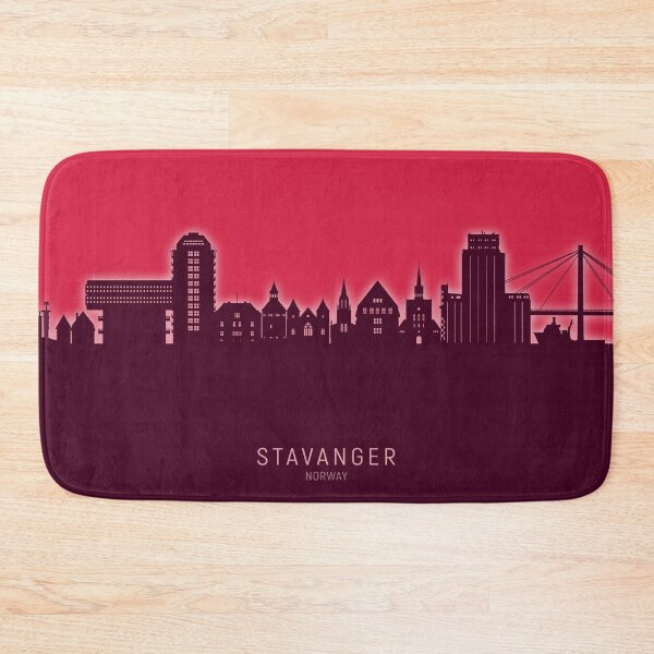 Item preview, Stavanger Norway Skyline designed and sold by ArtPrints.