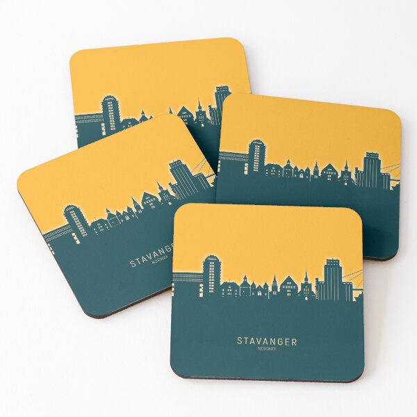 Item preview, Stavanger Norway Skyline designed and sold by ArtPrints.