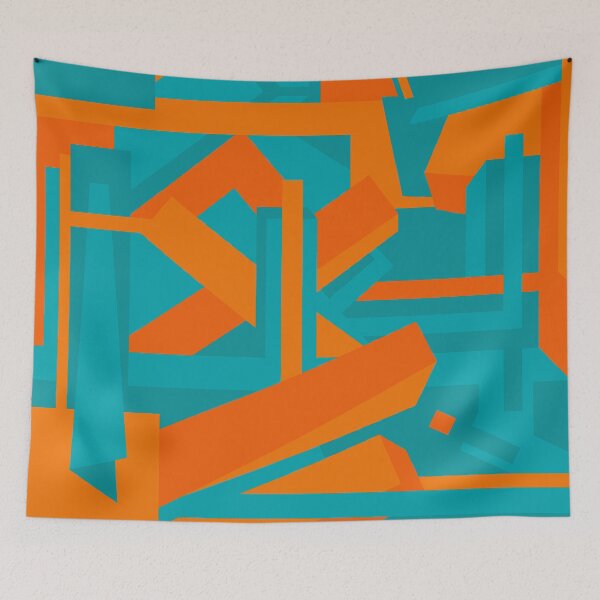 Item preview, Teal and Orange II - Abstract Art designed and sold by Sheldon Stewart.