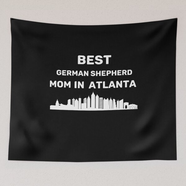 Item preview, German Shepherd Mom - Atlanta - Best Mom - Skyline designed and sold by Beyond Words.