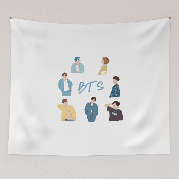 Item preview, BTS drawing designed and sold by NoahNguyen-.
