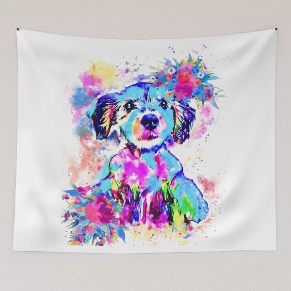 Item preview, Custom dog portrait  Watercolor 6 designed and sold by Nora Gad.