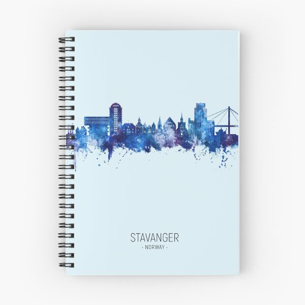 Item preview, Stavanger Norway Skyline designed and sold by ArtPrints.