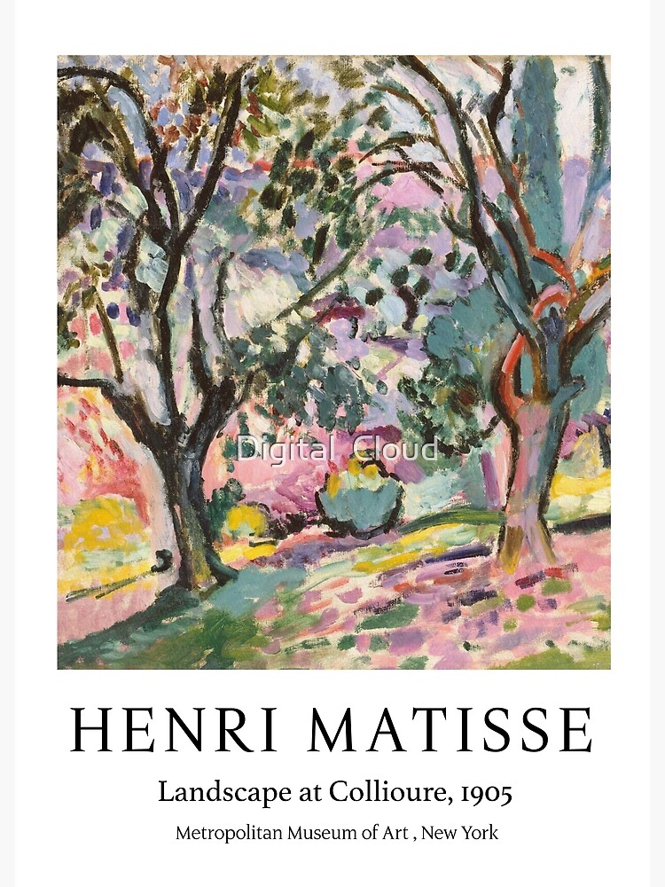 Number Painting for Adults Landscape at Collioure Painting by Henri Matisse  Arts Craft for Home Wall Decor