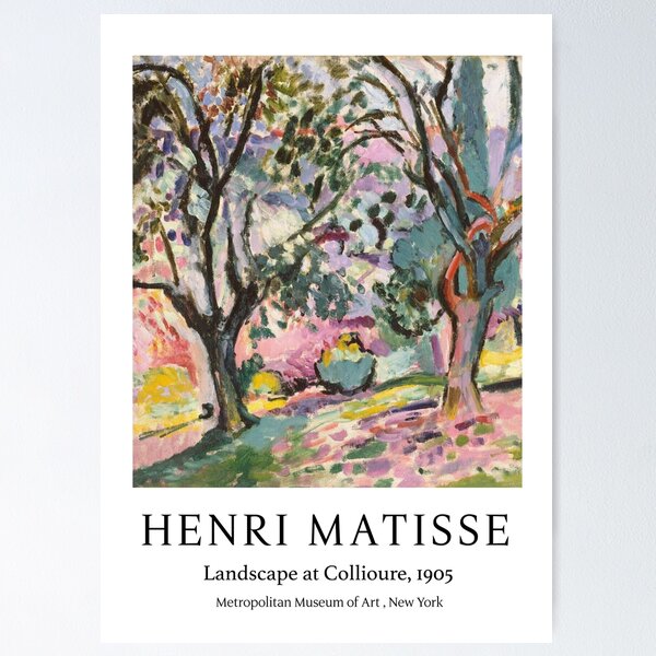 Item preview, Henri Matisse art Landscape at Collioure exhibition art designed and sold by Digital  Cloud.