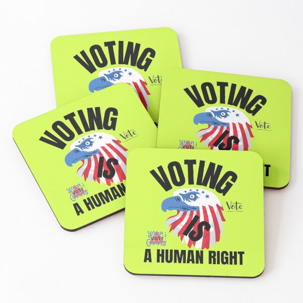 Item preview, Voting is a human right designed and sold by Tulips2.