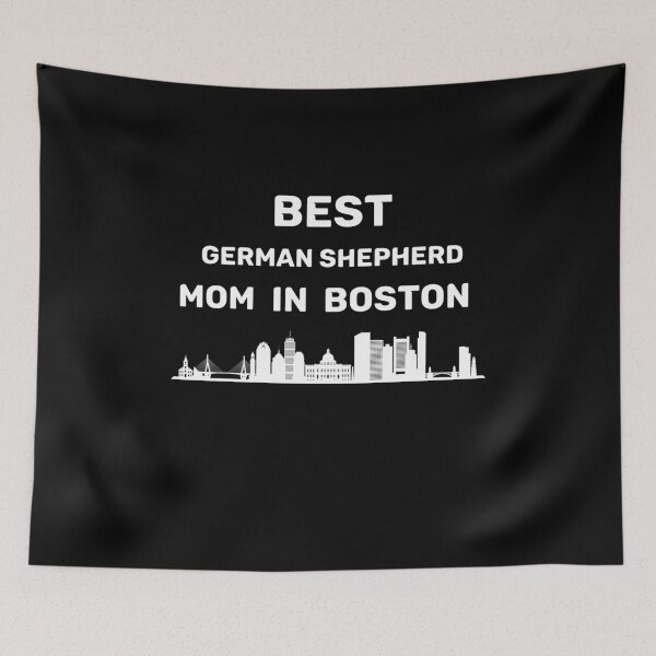 Item preview, German Shepherd Mom - Boston - Best Mom - Skyline designed and sold by Beyond Words.