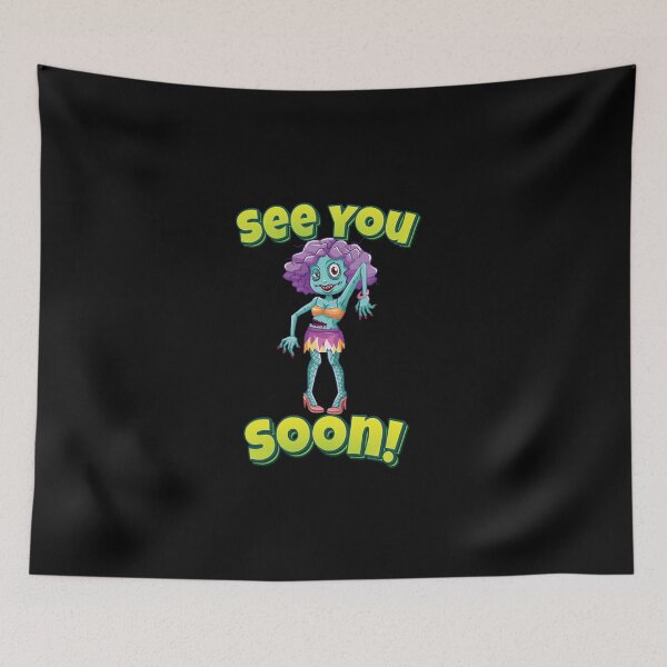 Item preview, See You Soon Zombie Girl  designed and sold by joihamby84.