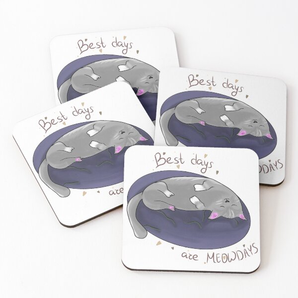 Item preview, Best days are meowdays  designed and sold by Antiope33.