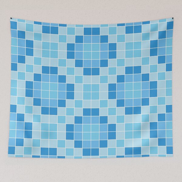 Item preview, Modest Blue Mosaic Tile designed and sold by Sheldon Stewart.