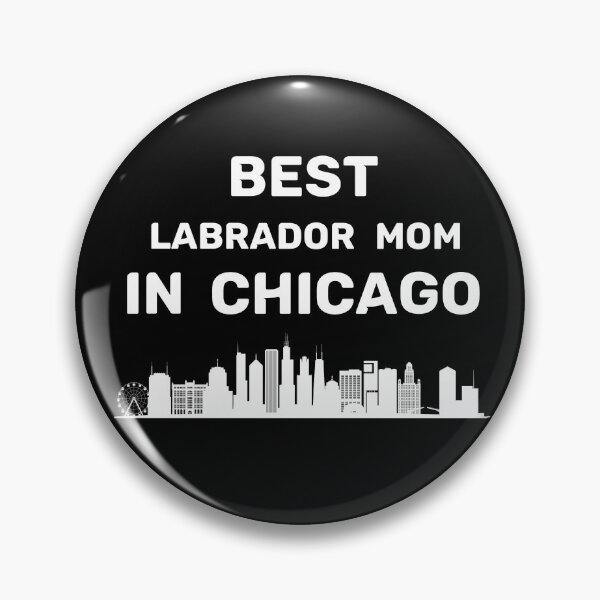 Artikelvorschau, Labrador Mama - Chicago - Beste Mama - Skyline entworfen und verkauft von Beyond Words.