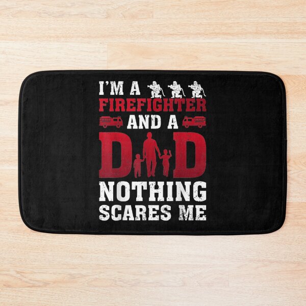 Item preview, Mens I'm A Firefighter And A Dad Nothing Scares Me Father's Day  designed and sold by tashiav.
