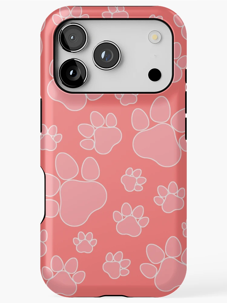 Thumbnail 1 of 4, iPhone Case, Dog Pow pattern designed and sold by RKWstudio.