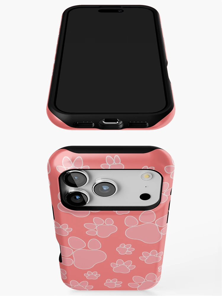 Thumbnail 3 of 4, iPhone Case, Dog Pow pattern designed and sold by RKWstudio.