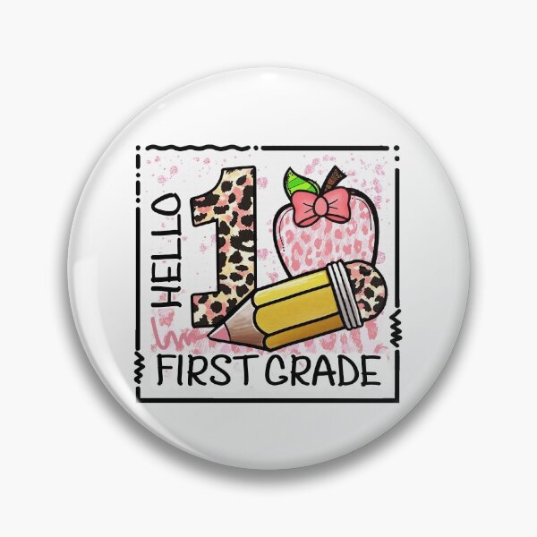 Item preview, Hello First Grade Apple Pencil designed and sold by WaveOcean123.