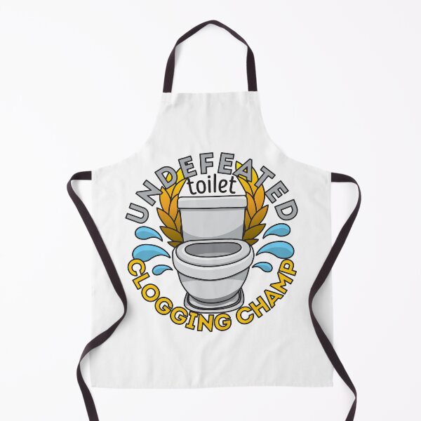 Item preview, Funny Undefeated Toilet Clogging Champ Graphic Text Design  designed and sold by NightGleam.