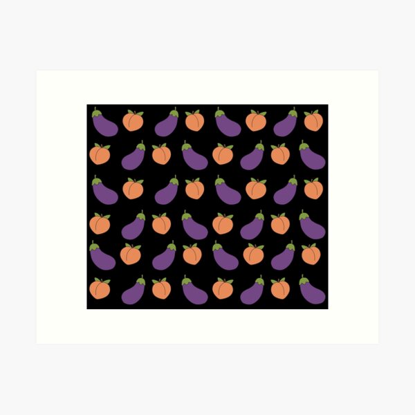 Eggplant and Peach Art Board Print for Sale by ValentinaHramov