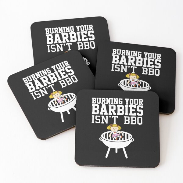 Item preview, BarbieQue BBQ  Funny Sayings  designed and sold by yshamecum.