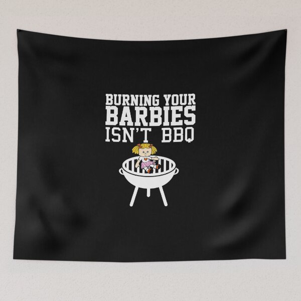 Item preview, BarbieQue BBQ  Funny Sayings  designed and sold by yshamecum.