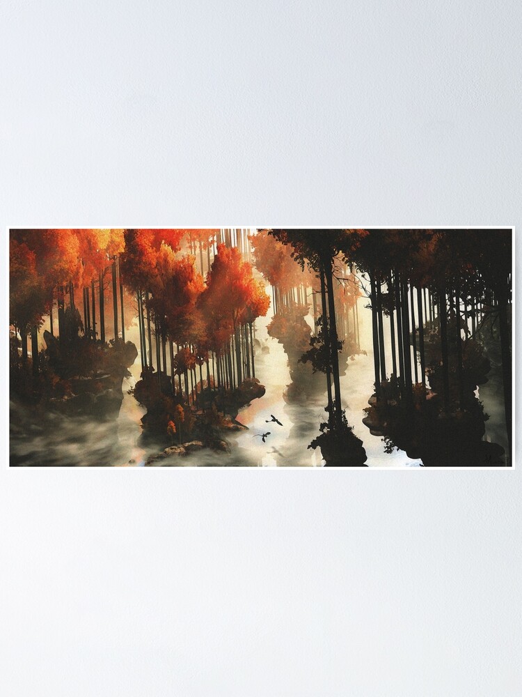 Alternate view of Autumn forests Poster