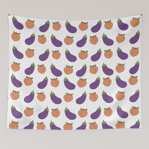 Item preview, Eggplant and Peach designed and sold by ValentinaHramov.