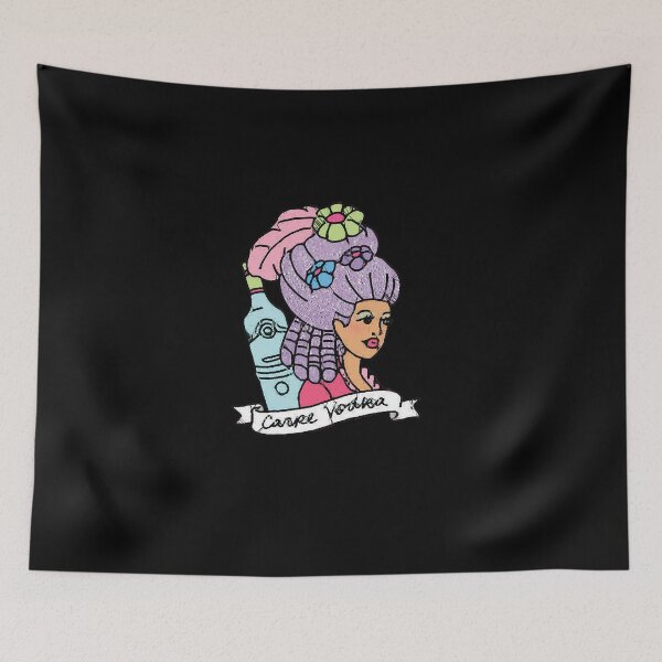 Item preview, Carpe Vodka French Sassy Antoinette Napoleon Drunk Print  designed and sold by joihamby84.