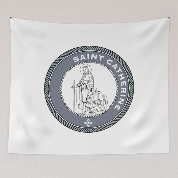 Item preview, St Catherine Medallion designed and sold by CatholicSaints.