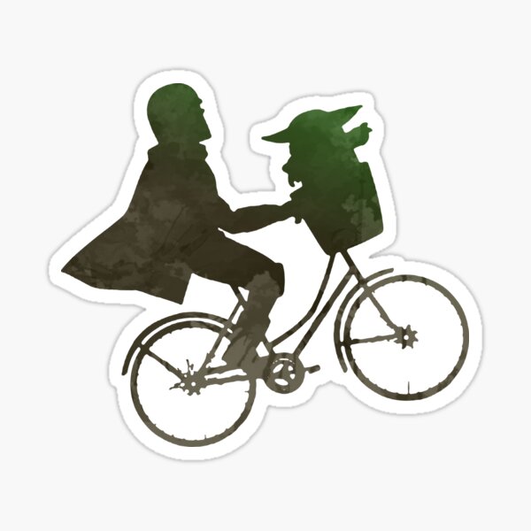 Vista previa del artículo con la obra «Silueta inspirada en la bicicleta», diseñado y vendido por ShadowsInspired.