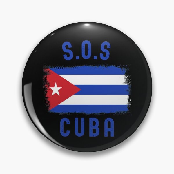Item preview, SOS Cuba Cuban Freedom Flag  designed and sold by ExpressWayFour.