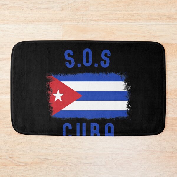 Item preview, SOS Cuba Cuban Freedom Flag  designed and sold by ExpressWayFour.