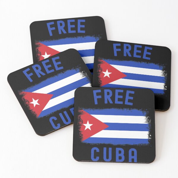 Item preview, Free Cuba Cuban Freedom Flag  designed and sold by ExpressWayFour.