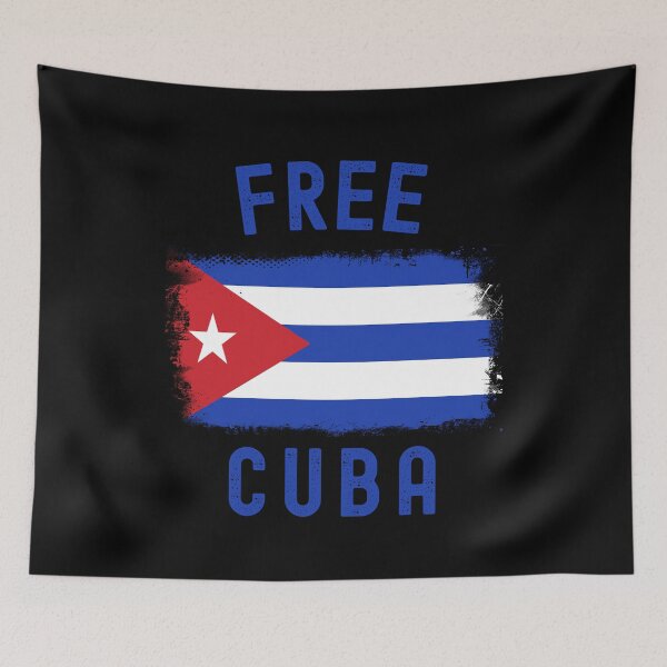 Item preview, Free Cuba Cuban Freedom Flag  designed and sold by ExpressWayFour.