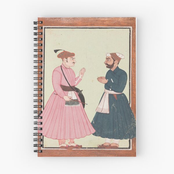 Item preview, A Noble, Probably Raja Gaur Sen, Receives Another Noble designed and sold by HinduArtGallery.