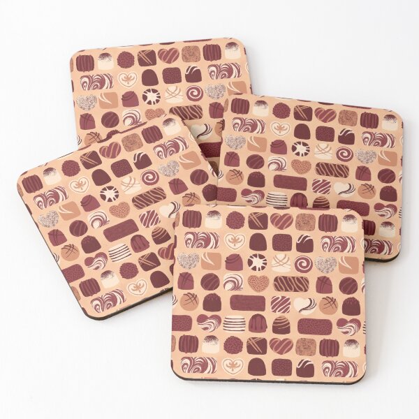 Item preview, Truffle Hearts (Caramel/Tan) designed and sold by JMTolman.