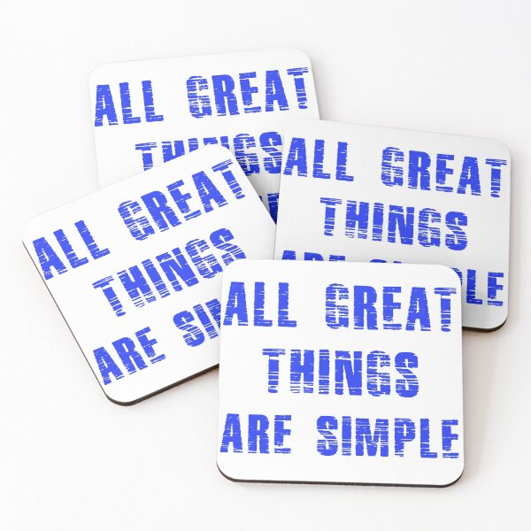 Item preview, All great things are simple designed and sold by Tchevu.
