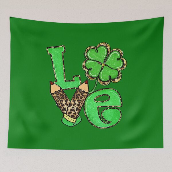Item preview, Love Shamrock Pencil Leopard designed and sold by WaveOcean123.