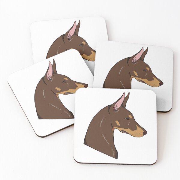 Item preview, Doberman Pinscher - Red and Tan (cropped) designed and sold by Gundict.